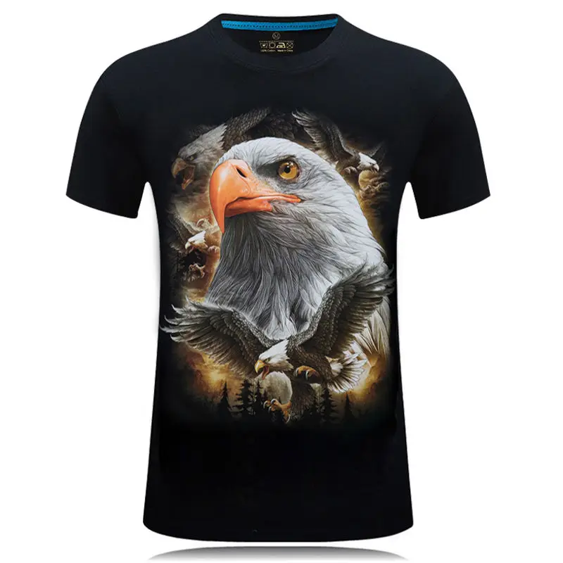 Мужская футболка с коротким рукавом модная уличная одежда 3D принтом|Мужские