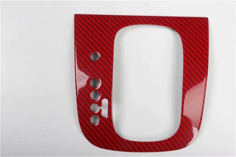 1 партия автомобильные наклейки ABS красное углеродное волокно внутри
