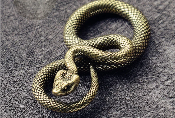 Винтажный Твердый латунный ручной работы ремесло искусственные животные DIY