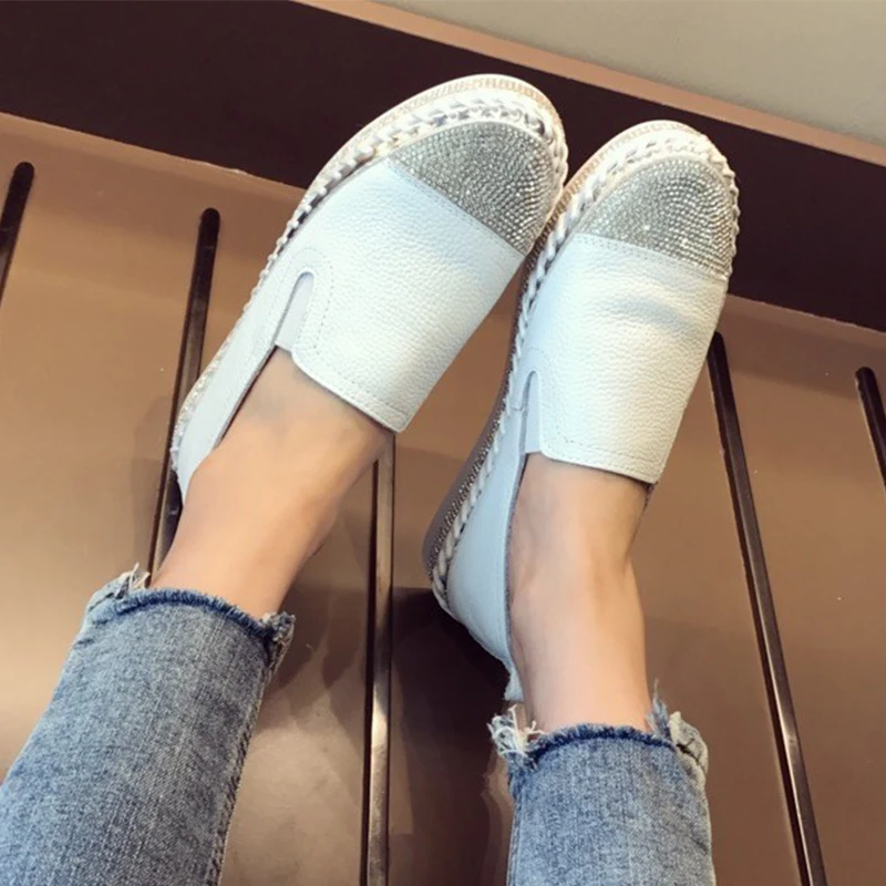 

Women flats spring single oxford shoes 2020 genuine leather flat platform fashion shoes for woman brogues slipon shoes