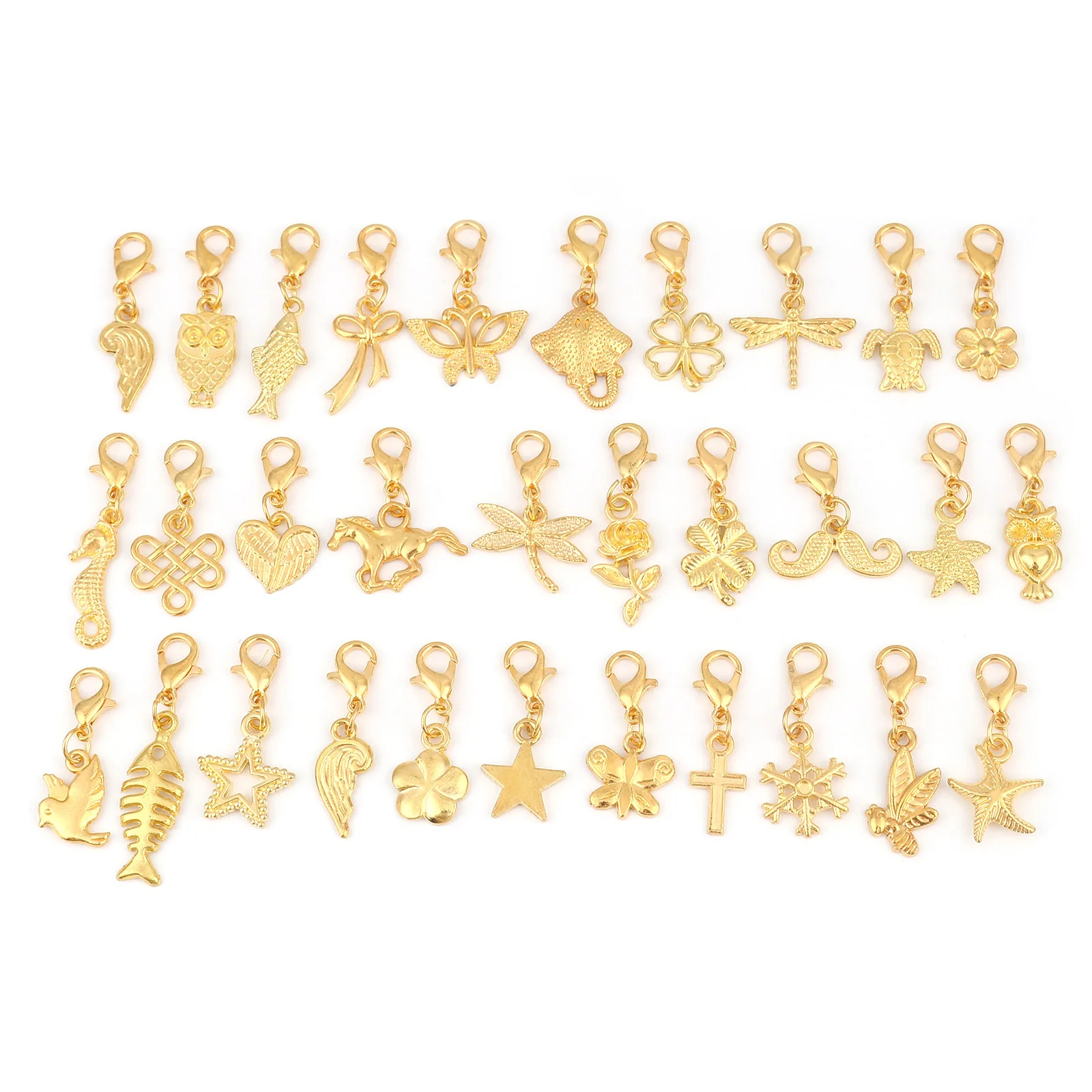 30 шт. маркеры для вязания Matel подвески зажимы винтажные крючком инструменты иглы