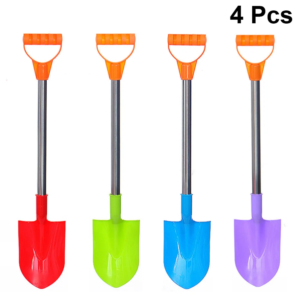 

4pcs Mini Sand Shovels Beach Toys Sand Dredging Spade Playing Beach Toys For Children Kids