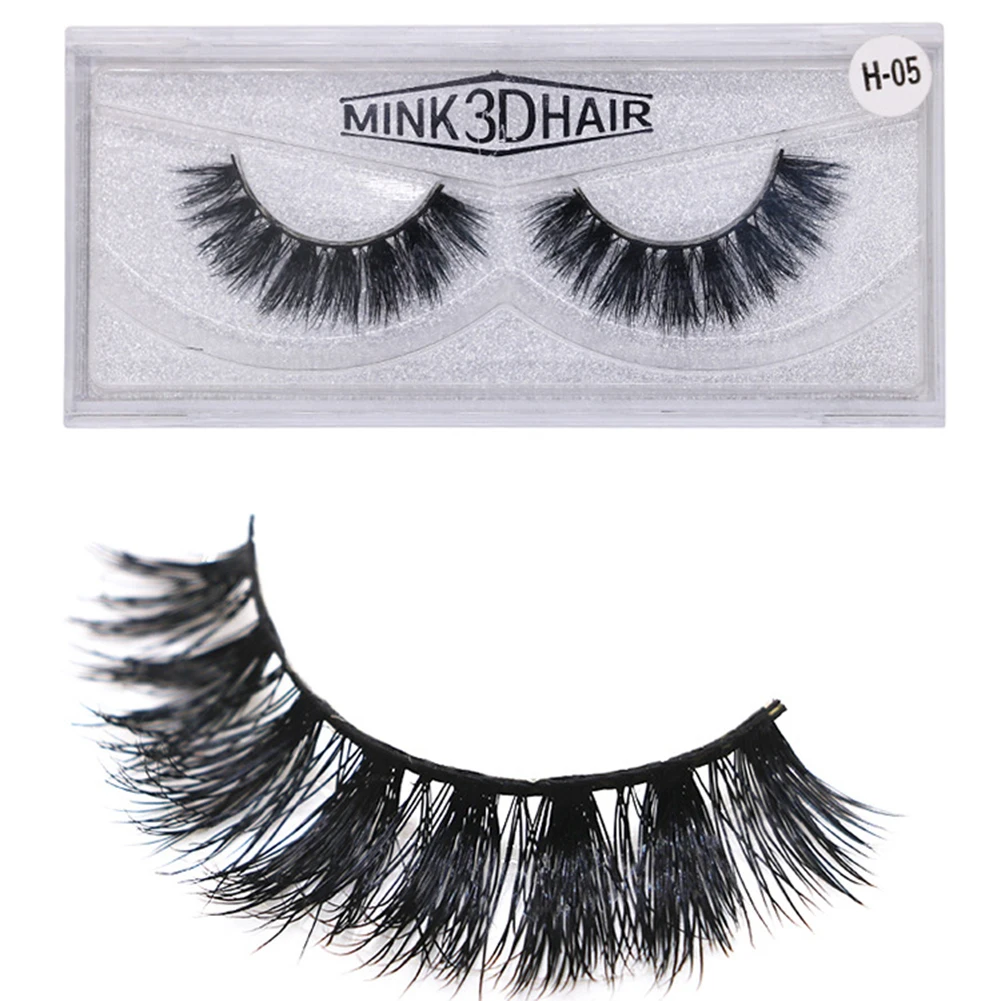 Эффект многоразового использования 3D искусственная норка кудрявые густые