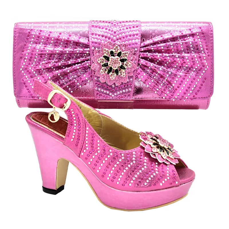 Новинка Женские свадебные туфли лодочки в африканском стиле Комплект из сумочки