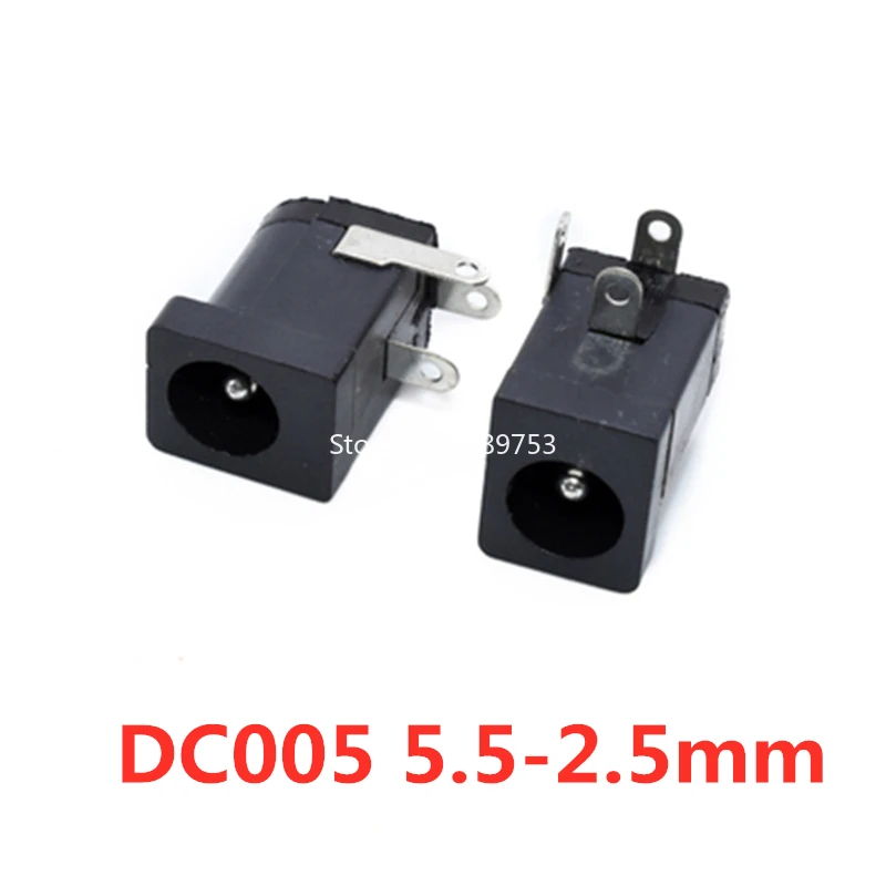 

Штекеры для розетки постоянного тока DC 005 025 5.5-2.1mm 5.5-2.5mm 3.5-1.3mm