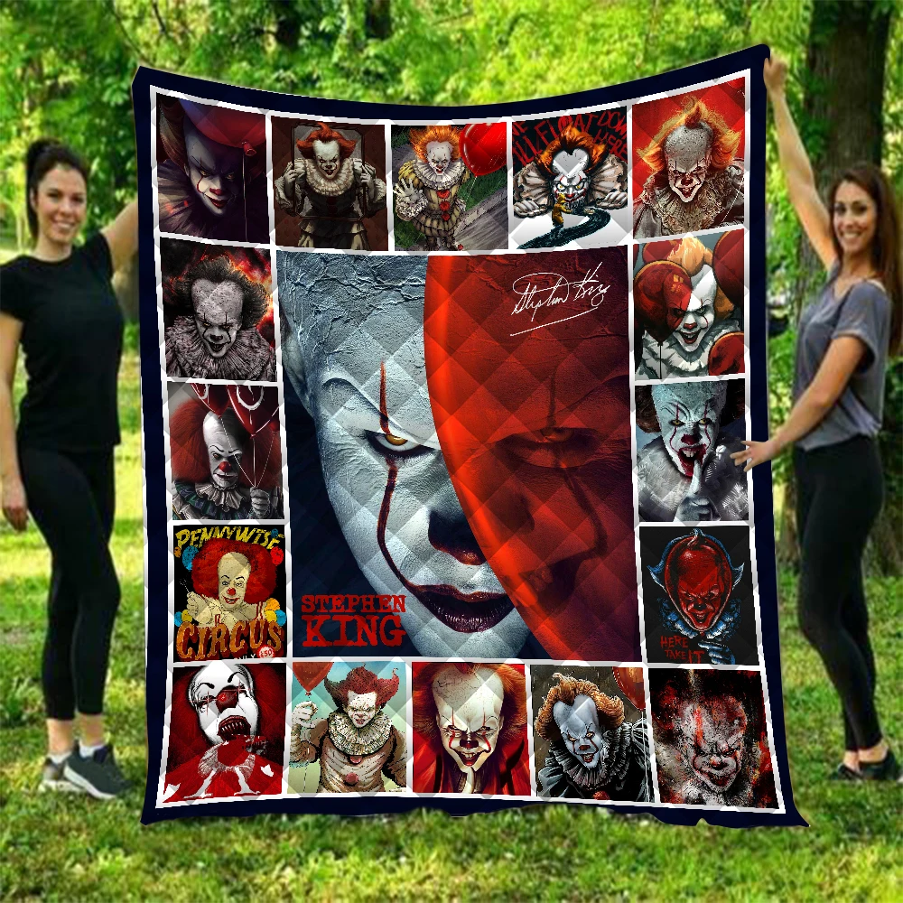 Дропшиппинг It: глава 2 Pennywise одеяло на Хэллоуин для детей школьников взрослых
