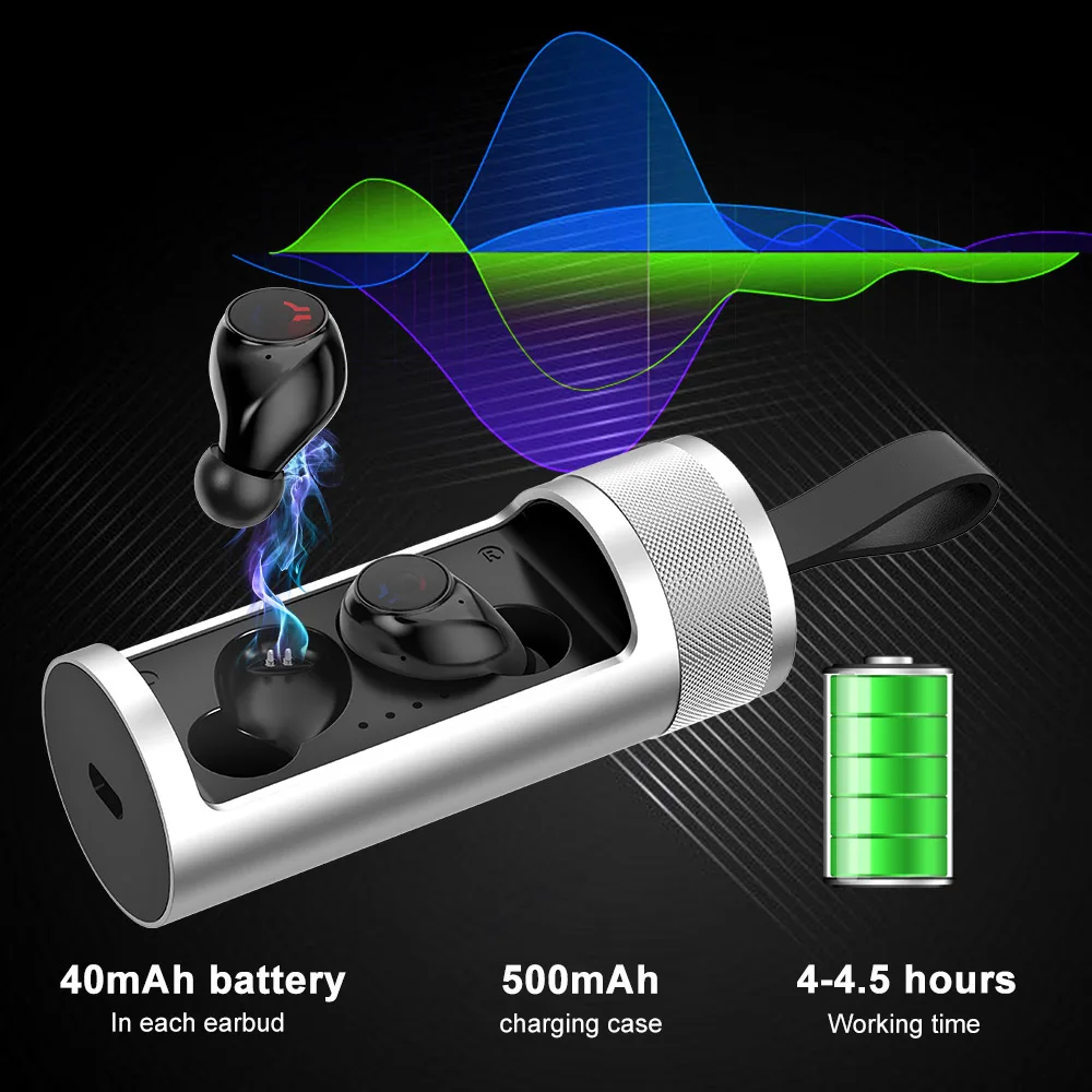 Q9B Bluetooth5.0 наушники-вкладыши TWS наушники Bluetooth 5 0 Беспроводной спортивные True 3D