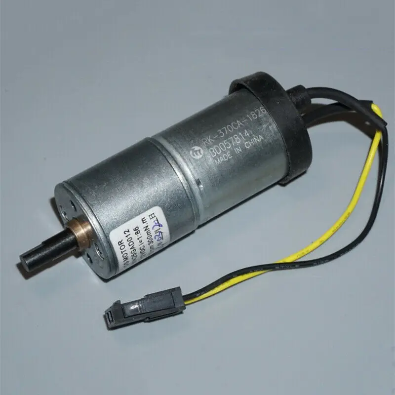 Mabuchi RK-370 мотор с фокусным расстоянием 25 мм металлический коробка передач, редукторный двигатель DC 5V-12V 92 об/мин медленно Скорость 1:86 D-вал