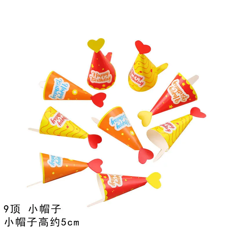 9 шт. миниатюрная шляпа на день рождения топперы для торта украшение своими