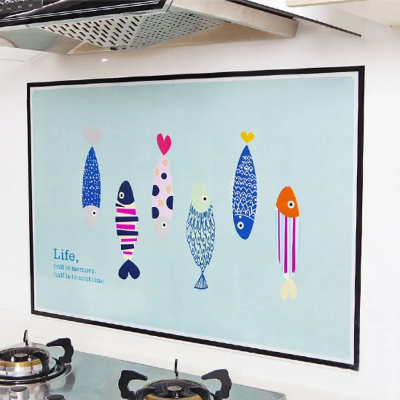 Распродажа кухонный защита от дыма самоклеющаяся водостойкая Настенная