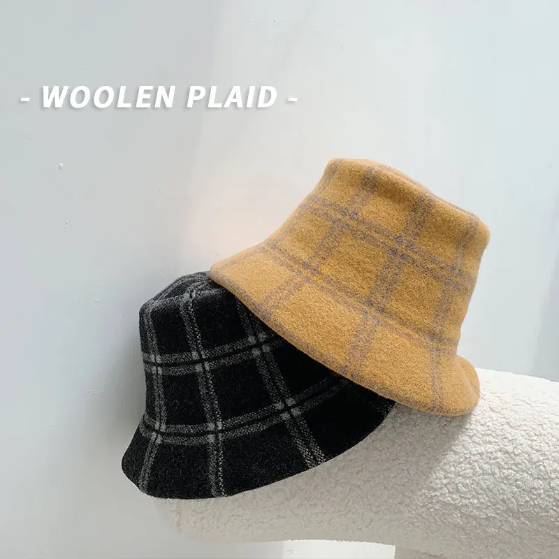 2021 New Cotton Bucket Hats Women Branded Sunscreen Panama Hat Men Pure Color Sunbonnet Fedoras Outdoor Fisherman Hat Beach Cap