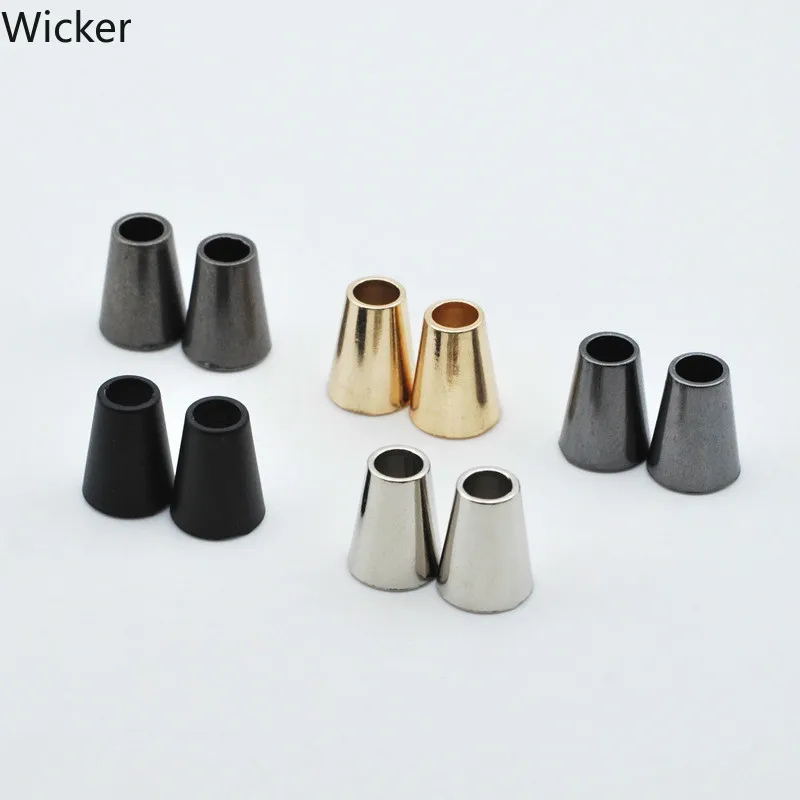 Металлическое покрытие одежда шнурок замок конец гирлянда с колокольчиками