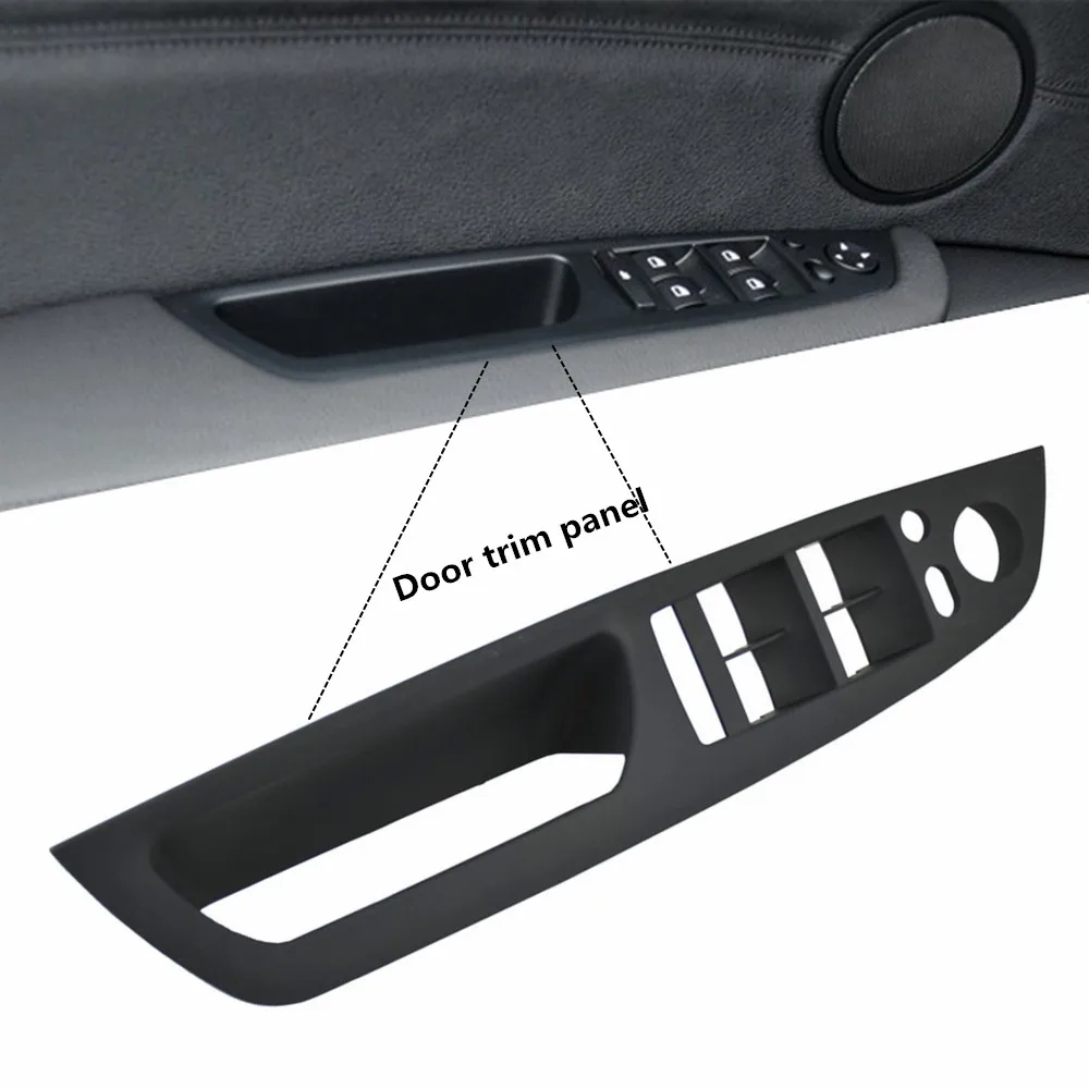 Бежевая/Черная передняя левая панель переключателя окна водителя для BMW E70 X5 E71 X6