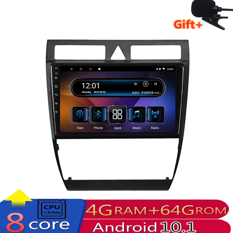 9 &quot4G RAM 8 ядер Android автомобильный DVD стерео GPS навигация для Audi A6 S6 RS6 1997 2004 2005 2006 2007