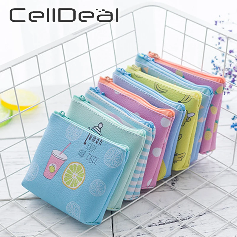 12 цветов милый мультяшный кошелек с животными для женщин и девочек разноцветный