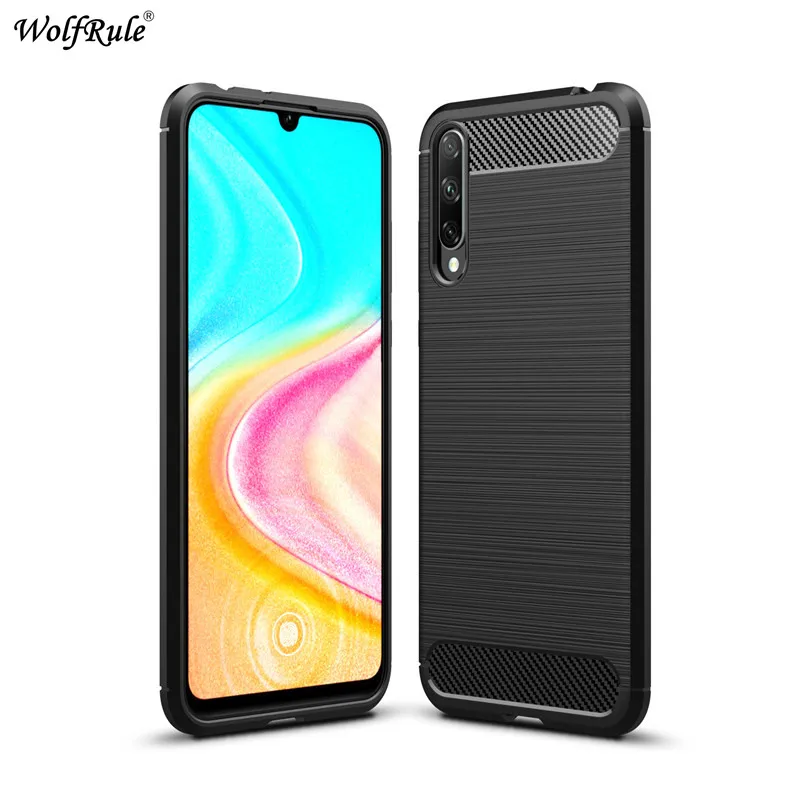 Чехол для Huawei Honor 20 Lite бампер из мягкого углеродного волокна чехол телефона с