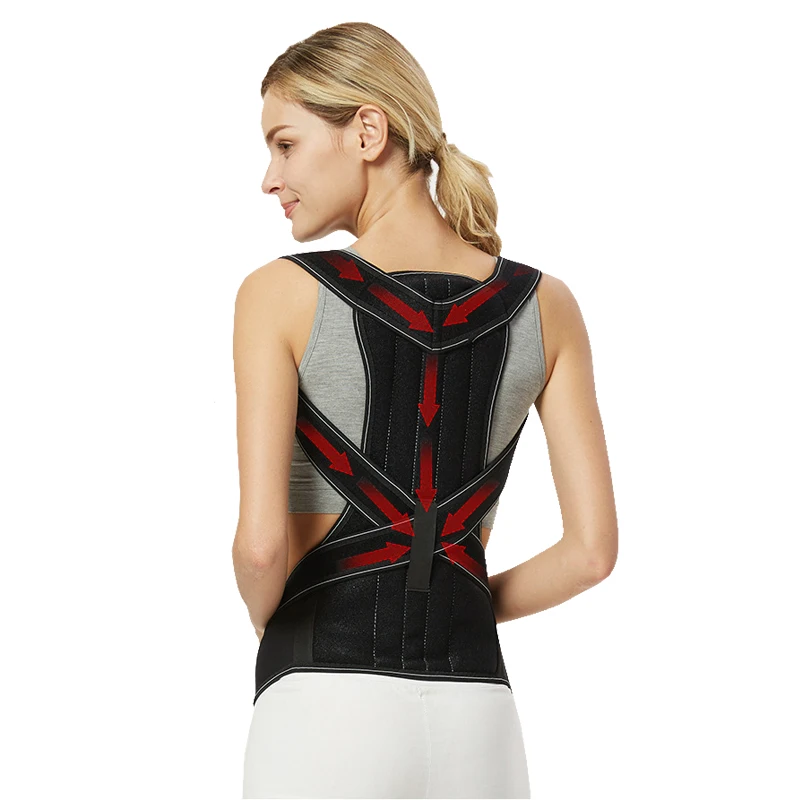 Корректор осанки сколиоз спины корсет для позвоночника пояс терапии плеч