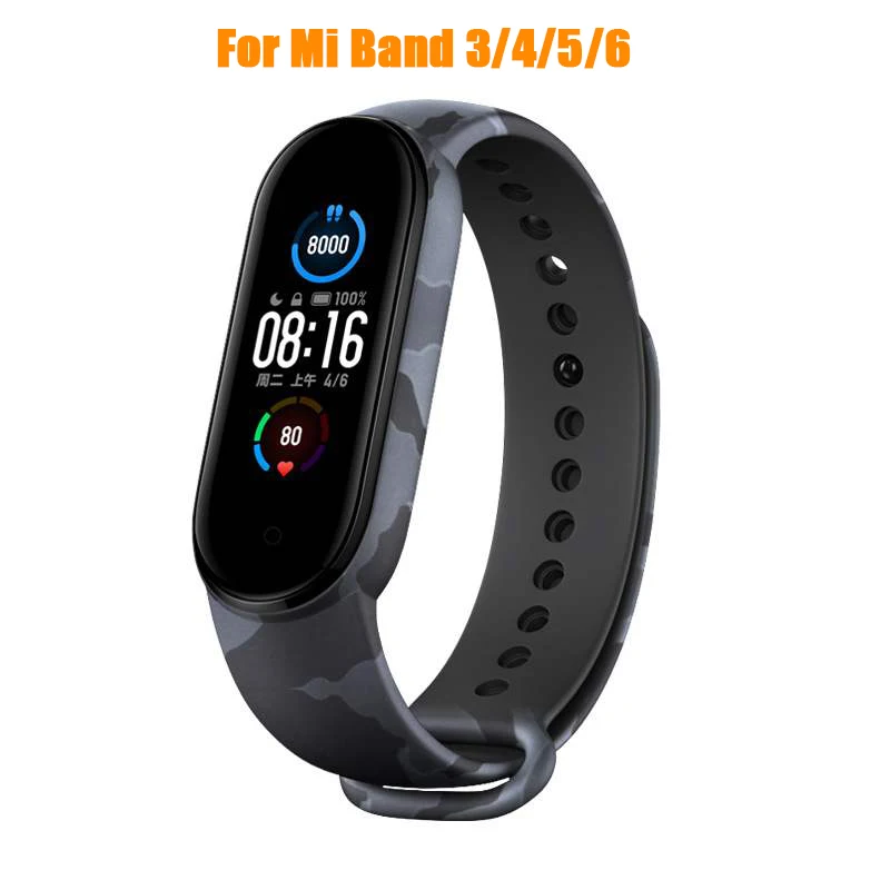 For Xiaomi Mi Band 6 5 Strap Replacement Wrist Straps Bracelets Silicone Watch On MI 4 3 Wristband Case |
