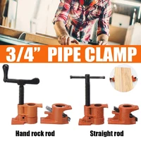 34 inch heavy duty pipe clamp for woodworking wood gluing pipe clamp steel cast iron pipe clamp fixture carpenter hand tool