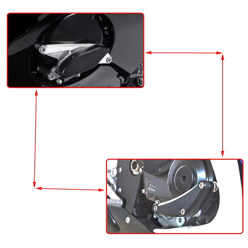 Для Suzuki GSX-R GSXR 600 750 2006 2007 2008 2009 2010 рамки слайдер ночлега двигателя статора чехол заставки Защитная крышка падение протектор