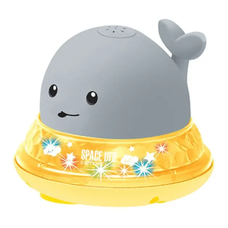 

Cute Whale Electric Induction Sprinkler Spray Bath Toy with Music Light Summer Bathtub Water Play Gift for Children