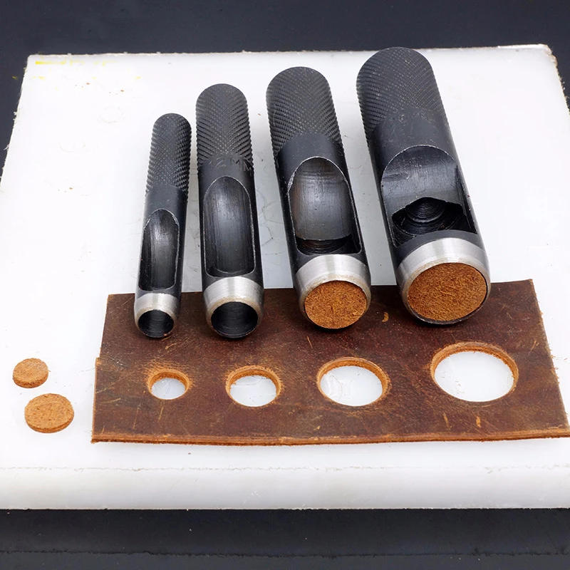 Pаспродажа 11 шт., Набор круглых дыроколов для ремешка часов, кожаная прокладка ремешка, Ранняя петля (1-10 мм), круглые полые глазки, отверстия, инструмент