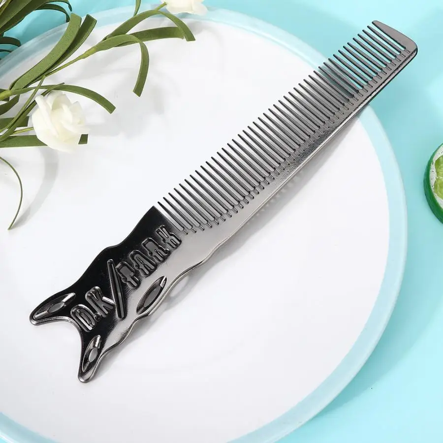 Портативная космическая алюминиевая расческа бытовая Антистатическая Расческа