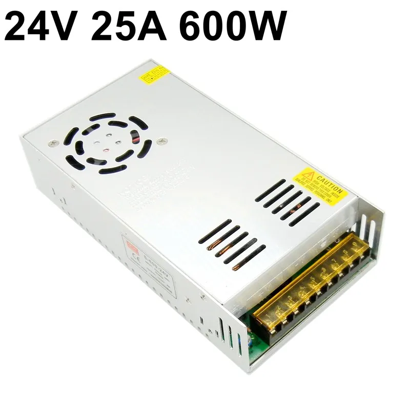 24 V 25A 600W импульсный источник Питание один Выходные Трансформаторы 110 220 AC/DC вольт