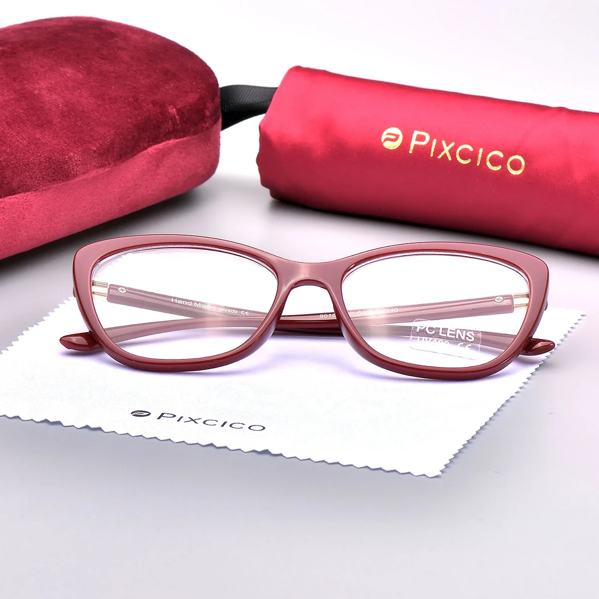 Pixcico B45737 кошачий глаз очки оправа женские роскошные брендовые оптические модные