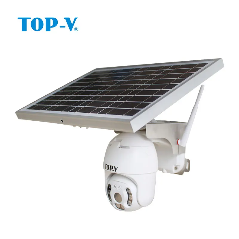 Наружная камера видеонаблюдения CCTV 1080P 128G 4G на солнечной энергии с