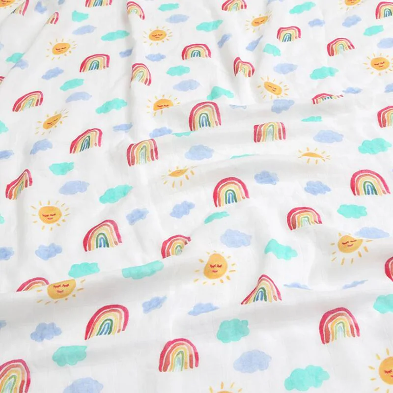 

Newborn Bath towel Swaddle Blankets Baby Blankets gauze Quilt Sleeping blanket animal Printing multifunction BHB015