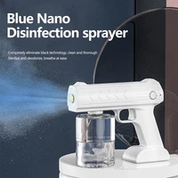 500ml portable electric sanitizer sprayer blue light rechargeable nano steam water spray gun home disinfection machine atomizer
