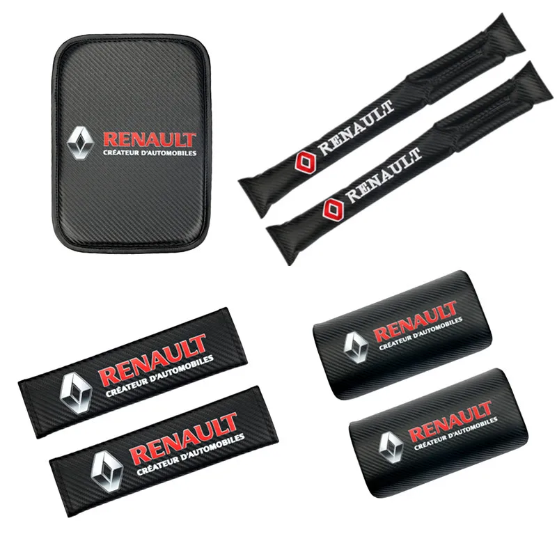 Защитный 3D чехол из хлопка и фланели углеродного волокна для Renault Megane 2 3 Duster Logan Clio