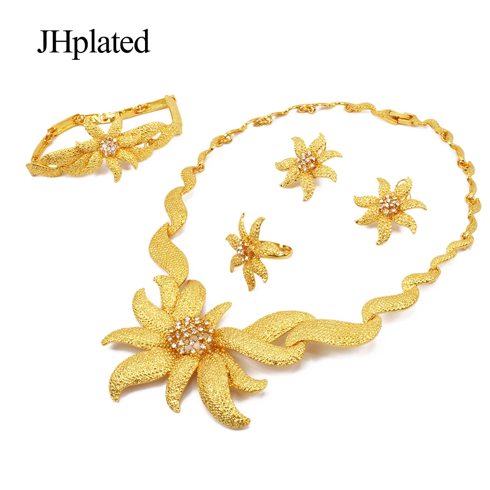 Комплект из колье серёг кольца и браслета | Украшения аксессуары