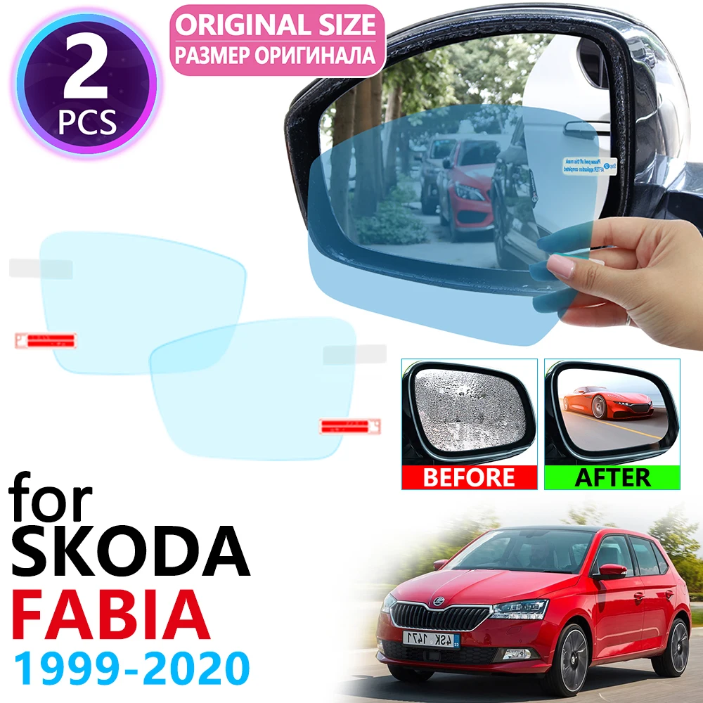 Для Skoda Fabia 1 2 3 6y 5j nj MK1 MK2 MK3 1999 ~ 2020 полное покрытие зеркало заднего вида