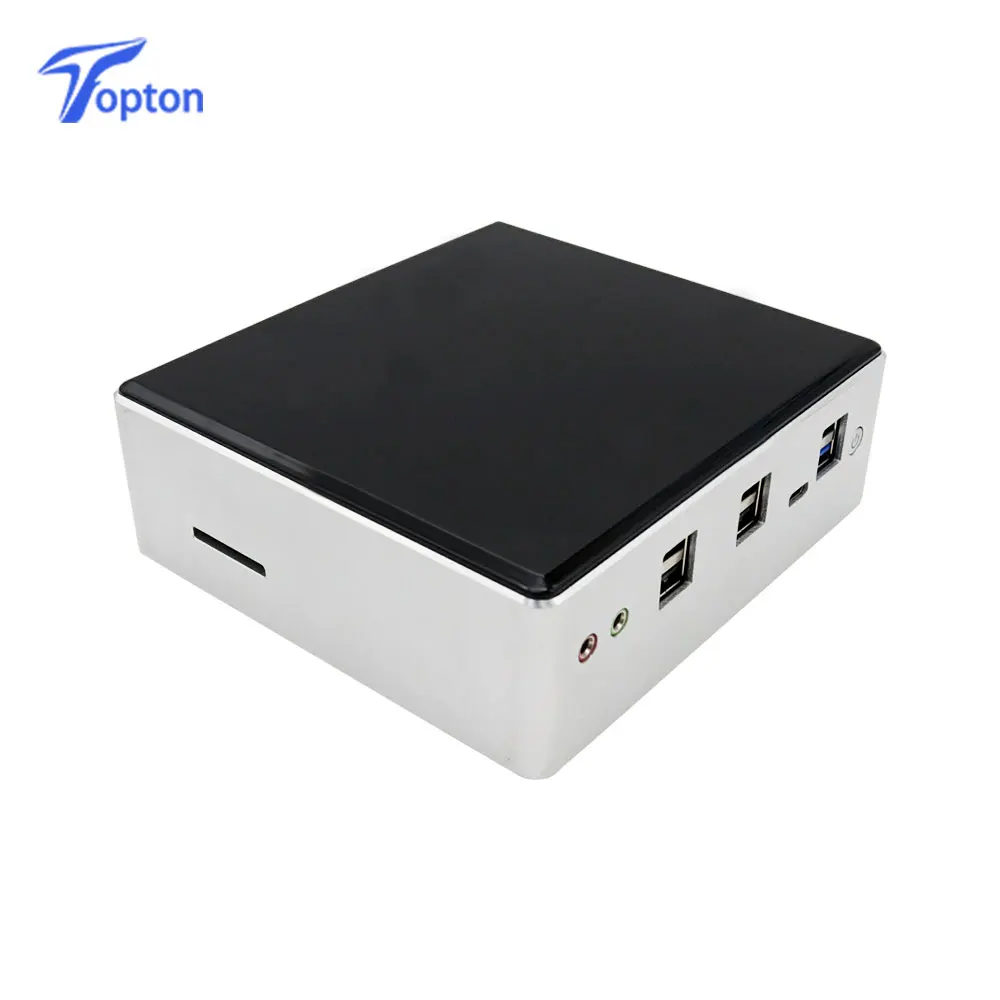 Palmsize Мини ПК Intel Core i5 8250U i7 8550U Windows 10 Pro 2* COM RS232 2* Lan с медным вентилятором WiFi HDMI VGA DP USB-C