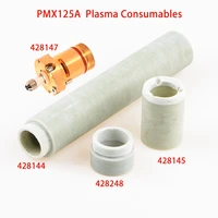 p125a plasma cutting consumables main body 428147 positioning sleeve 428144 adapter coupler 428248 front mounting sleeve 428145