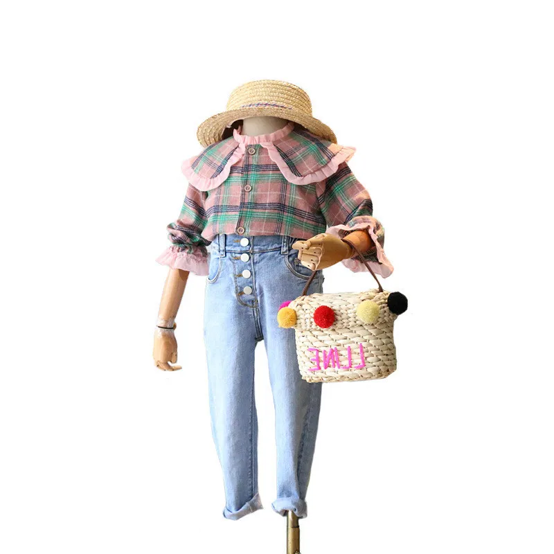 Хлопковая блузка для девочек топы принцесс блузки на осень 2019 | Мать и ребенок