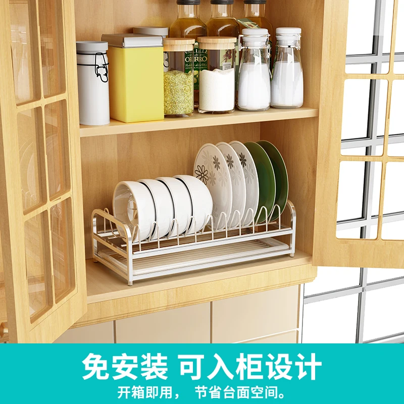 

Kitchen Shelf Stainless Steel Dish Rack Drain Rack To Dry Dishes Tableware Dishes Dishware Storage