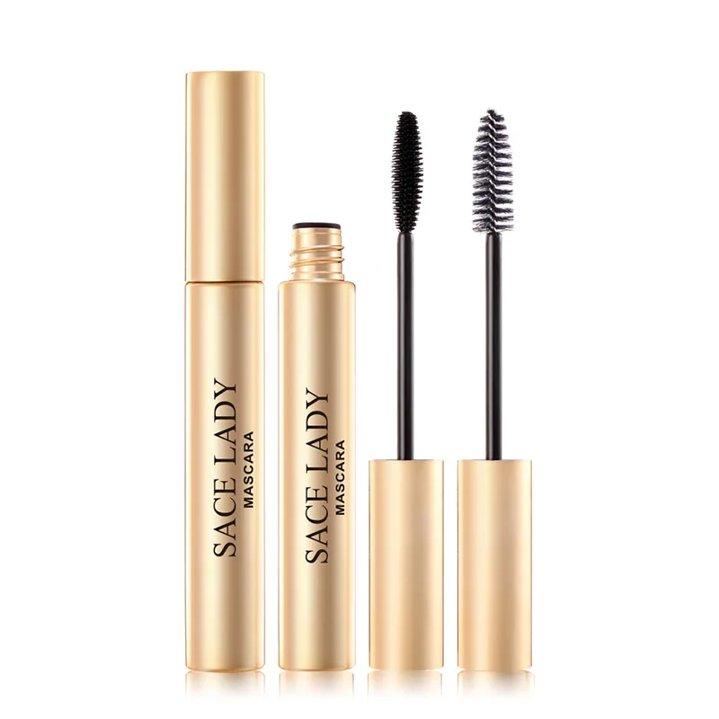 Лучшая Водостойкая тушь для ресниц 4D макияж черная толстая 3D волокно длинная