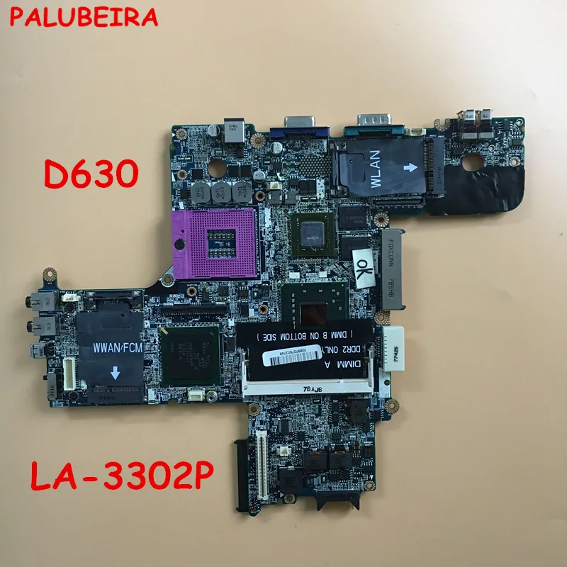 PALUBEIRA для Dell Latitude D630 Материнская плата ноутбука 965PM DDR2 Quadro NVS 135M CN-0R872J 0R872J CN-0PN302 0PN302 0PN302