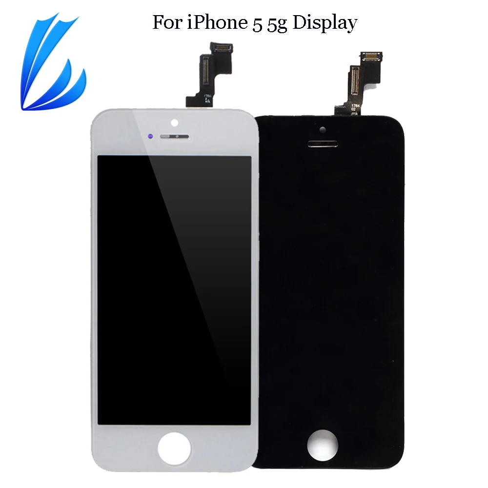 100% протестированный ЖК-дисплей для iPhone 5 5g кодирующий преобразователь сенсорного