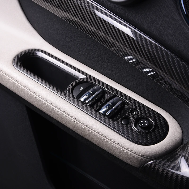 Автомобильная Накладка для панели управления окон декоративная наклейка из