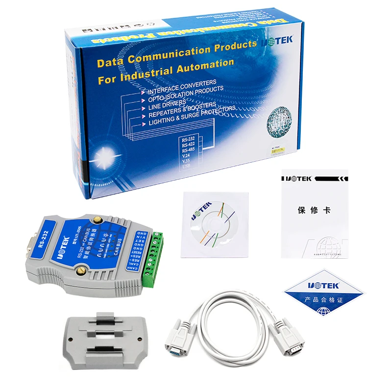Convertidor de protocolo UT-2505B RS232 a CAN BUS, m&oacute;dulo de Bus CAN2.0 a puerto Serial-2