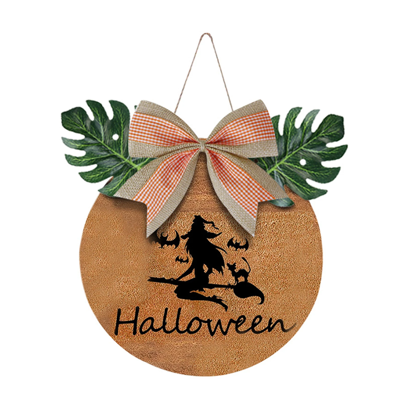 

Halloween Wooden Hanging Ornament Pumpkin Witch Creative Theme Party Decoration for Home Garden Courtyard ALS88