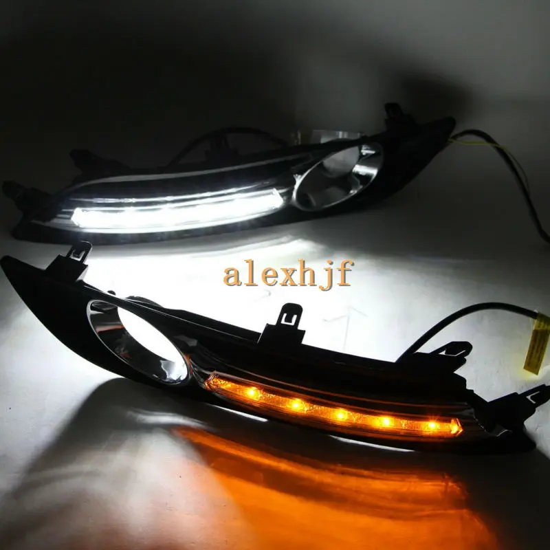 Дневные ходовые огни July King 5 светодиодов DRL с желтым указателем поворота чехол для