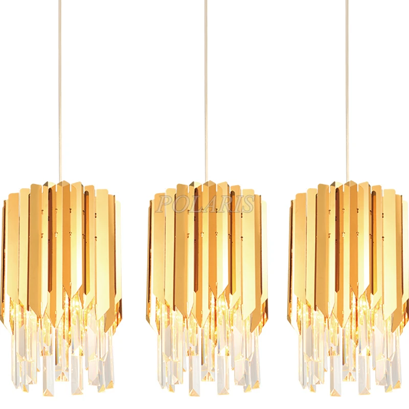 Modern Chandelier Crystal Lighting Hotel LED Lustre de Cristal Pendant Hanging Lamp Living Dining Room | Лампы и освещение