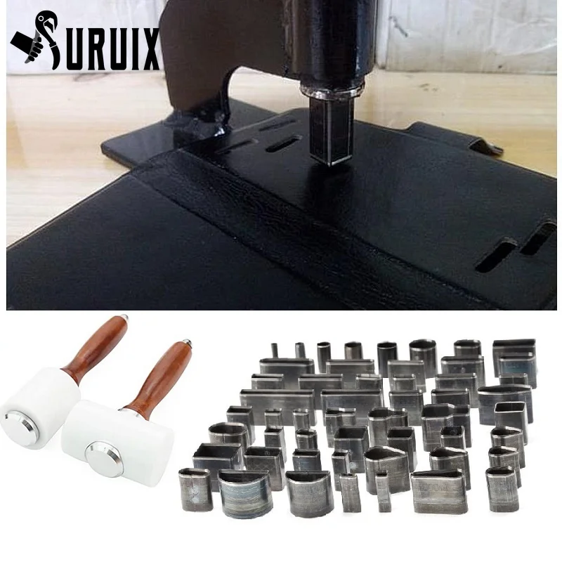 

18/24/39/52/55PCS Special-Shaped Hole PunchCutter Set Punching Tool for Leather Belt Phone Holster Leather Craft DIY Tool