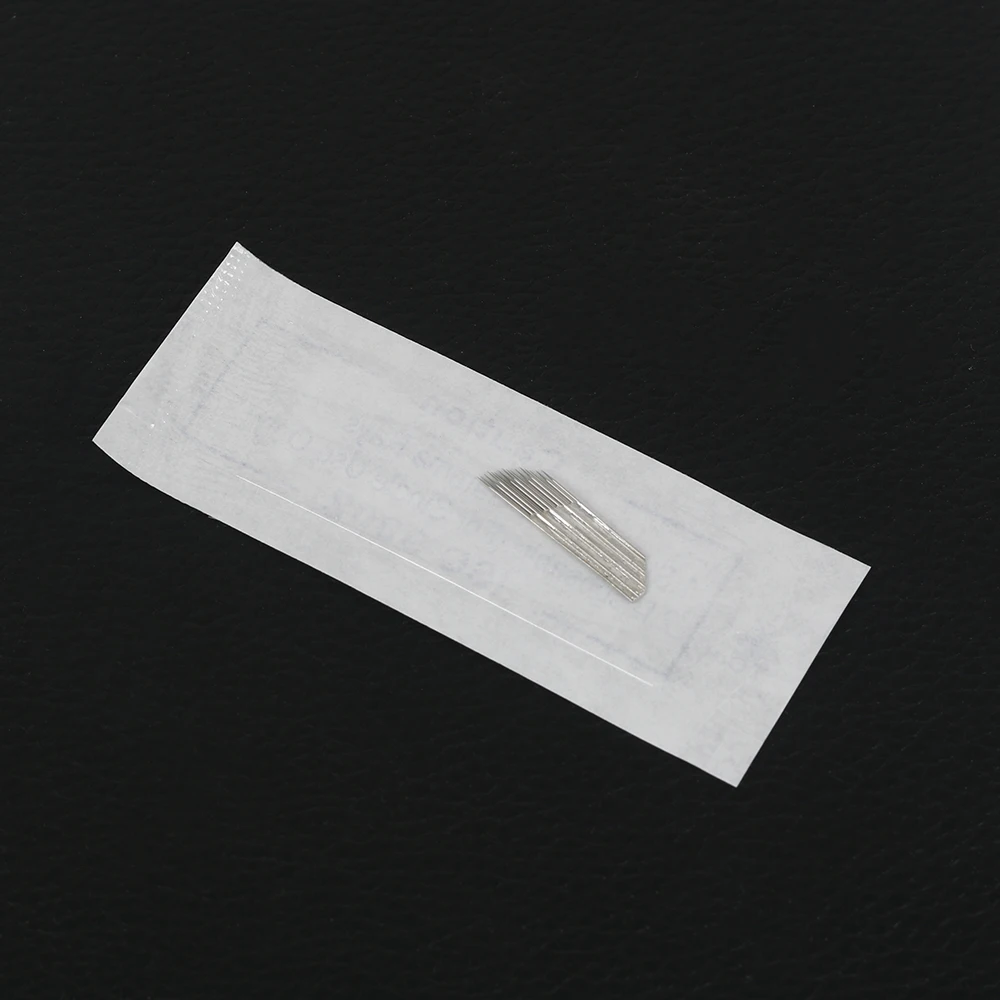 10 шт. иглы для перманентного макияжа бровей 3 ряда|blades for microblading|needle blademakeup needles |