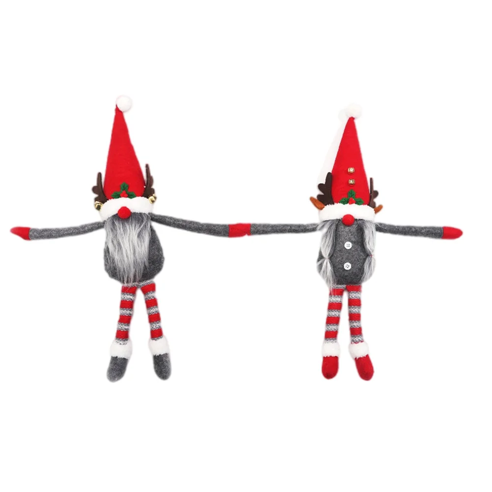 

2pcs Unique Christmas Dolls Curtain Buckle Decors Doll Curtain Decorations